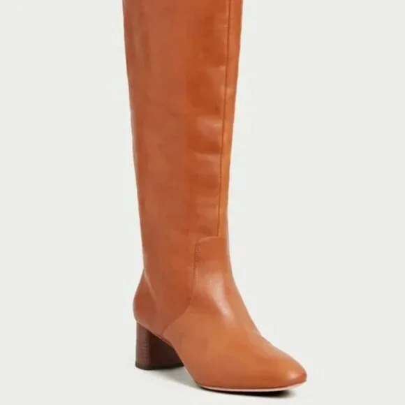 New Loeffler Randall Gia Cognac Tall Boot Size 9.5 - Picture 4 of 8